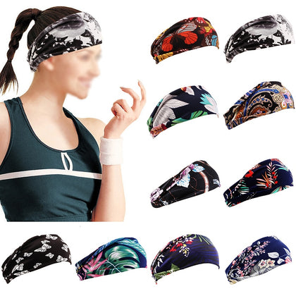 Style Print Headband Fitness Wash Face Hairbands Yoga Sport