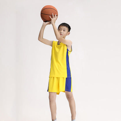 Basketball Uniforms Sport Match Vest Shorts Set Sleeveless